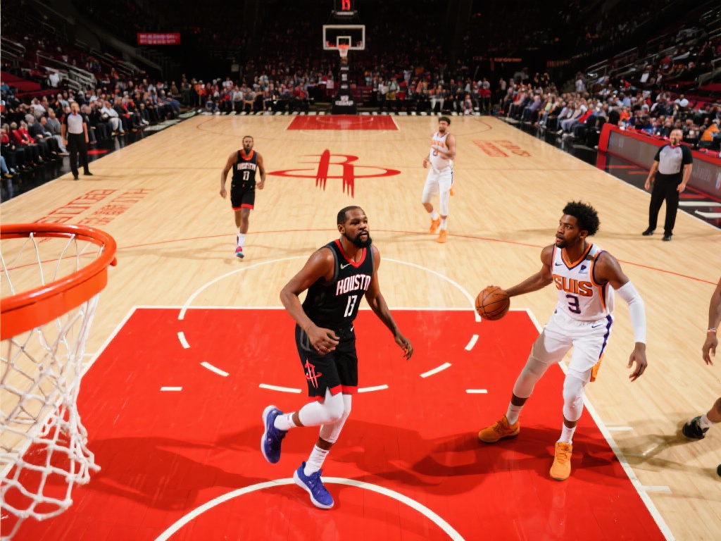 以本场比赛为例，火箭队在第三节一度落后，