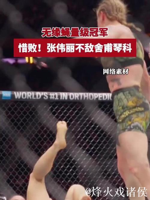 张伟丽不敌舍甫琴科 无缘UFC蝇量级冠军